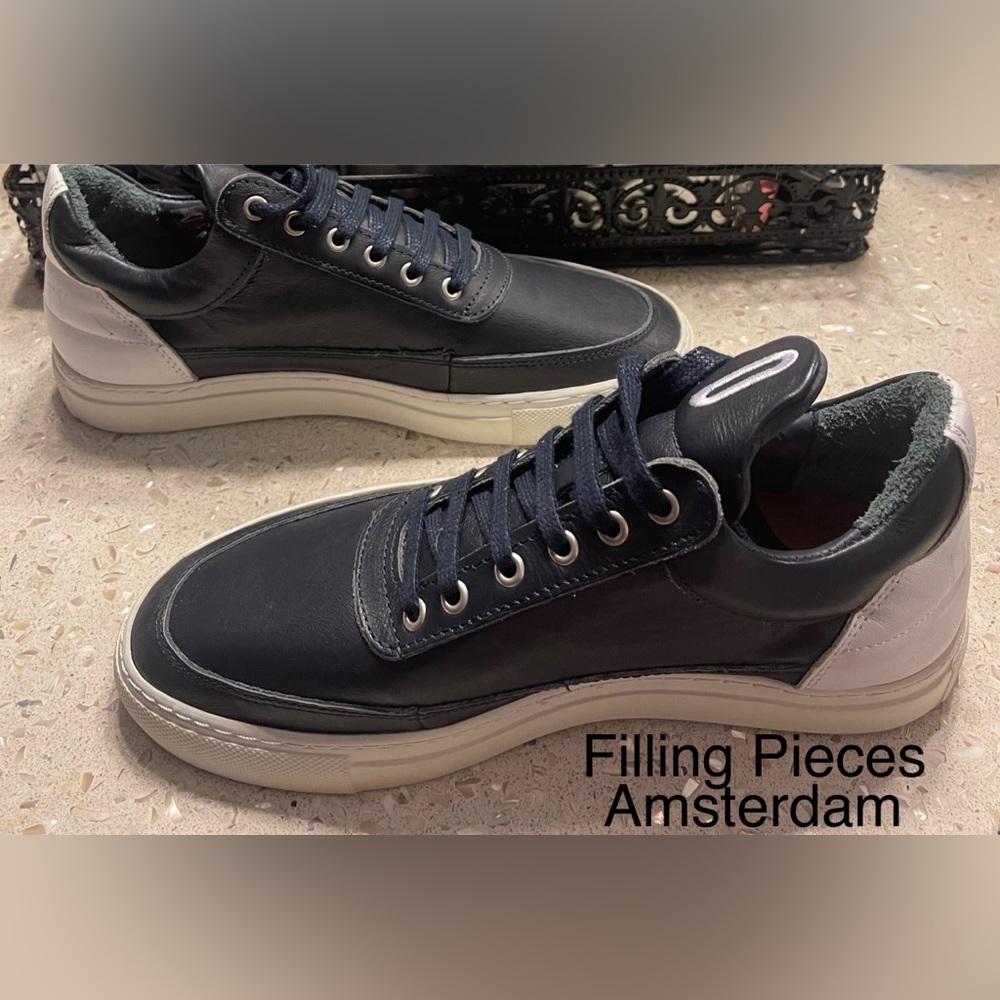 Filling Pieces Amsterdam Liberty Shoes Blue 39 New